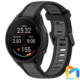 Dây đồng hồ cho Garmin Forerunner 570/ 165/ 265/ 265S/ 255/ 255S/ 245/ 645/ Vivoactive 6/ 5/ 4/ 3/ 2S/ 3S/ 4S/ Venu 3/ 2/ 2S (D165)