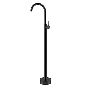 Vòi đặt sàn mầu đen dùng cho chậu chân đứng và bồn tắm độc lập BRODA 6710-1