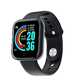 Y68 Smart Watch Waterproof Bluetooth Sport SmartWatch Support for iPhone Xiaomi Fitness Tracker Heart Rate Monitor Built-in 150mAh Battery USB Charging