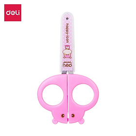 Kéo Thủ Công Học Sinh 128Mm Deli ,Hồng/Xanh - 1 Chiếc - E6032