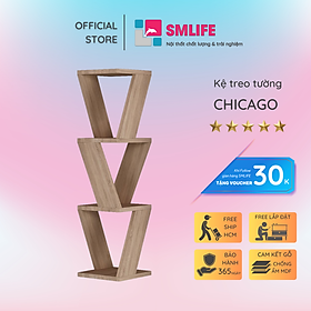 Mua Kệ trang trí gỗ kiểu dáng nhỏ gọn SMLIFE Chicago