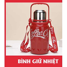 Bình Giữ Nhiệt Coffe Cup Dung Tích 1200ml 800Ml. Bình Đựng Nước Bằng Chất Liệu Inox 316 Cao Cấp