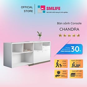 Mua Bàn sảnh ra vào gỗ hiện đại SMLIFE Chandra | Gỗ MDF dày 17mm chống ẩm | D180xR40xC70cm