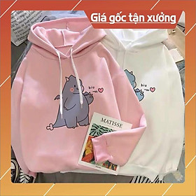 Áo Hoodie In Khủng Long NAM NỮ Nhiều Màu