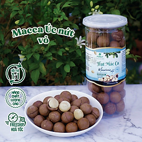 Hạt Macca Úc nứt vỏ (hũ 500gr)