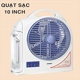 Hình ảnh QUẠT SẠC-ĐÈN SẠC ĐA CHỨC NĂNG KENTOM KT-9100 2 BÌNH