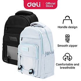 Balo Đi Học Hàn Quốc Ulzzang Thời Trang Nam Nữ Youbaili Deli - Phù Hợp Cho Học Sinh Cấp 2 Cấp 3 Tiểu Học Trung Học Sinh Viên Chống Nước Đựng Được Laptop Đi Chơi Du Lịch Dễ Thương Cute Nhiều Màu Cá Tính Unisex Nam Nữ