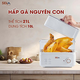 Mua Nồi Hấp Điện Thủy Nhiệt 2 Tầng Đa Năng SEKA SK2088 - Hàng Chính Hãng