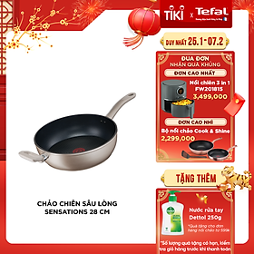 Chảo chiên chống dính sâu lòng Tefal Sensations 28 cm (H9109014)