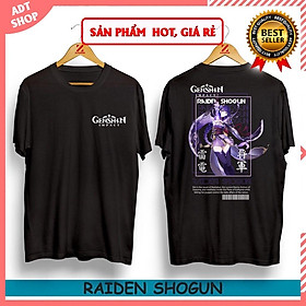 Áo thun Game Genshin Impact Raiden Shotgun mẫu HOT độc đẹp giá rẻ