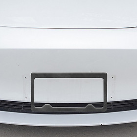 Car Tag Holder Hardware Kit Universal Black Carbon Bracket License Plate Frame Front and Rear Mounting
