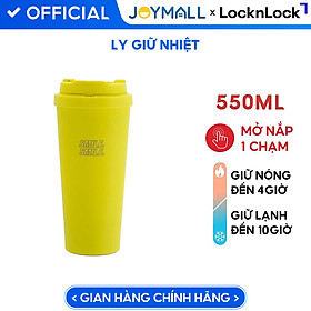 Mua Ly giữ nhiệt LocknLock Retro Pop Tumbler 550ML LHC3249YEL  Hàng chính hãng  thép không gỉ - JoyMall