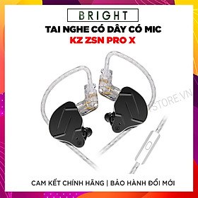 Hình ảnh Tai nghe KZ ZSN Pro X - Bản nâng cấp tốt hơn, đẹp hơn có micro - Hàng chính hãng