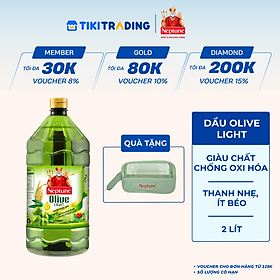 Dầu Ăn Thượng Hạng Neptune Olive Light 2 Lít