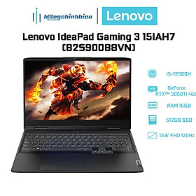 Mua Laptop Lenovo IdeaPad Gaming 3 15IAH7 82S90088VN i5-12500H|16GB|512GB|RTX 3050Ti 4GB|15.6  Hàng chính hãng