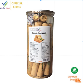 Bánh Ống Ngò Nhân Kem Sầu Riêng Viettin Mart 450Gr