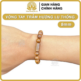 Hình ảnh Vòng tay phong thủy mix lu thống trầm hương HÀ XÁ vòng đeo tay cặp đôi nam nữ may mắn tài lộc