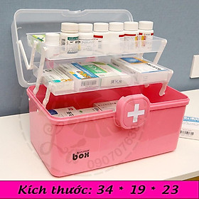 Mua Hộp đựng thuốc 3 tầng gia đình loại lớn