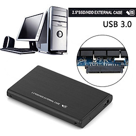 Hộp đựng đĩa cứng gắn ngoài 2,5 inch SATA 3.0 đến USB 3.0 Nắp ngoài SATA-Màu xanh dương
