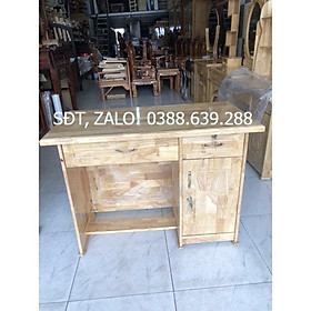 Mua Bàn Làm Việc Gỗ Cao Su 1M ( Freeship )