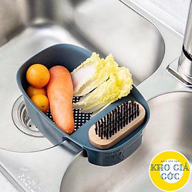 Mua Khay Lọc Rác Gác Bồn Rửa Chén  Khay Nhựa Bầu Dục Đựng Giẻ  Xà Phòng