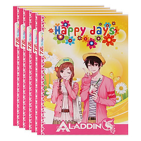 Nơi bán Lốc 5 Quyển Tập Happy Days TIE THD-026 Kẻ Ngang 4 Ly 200 Trang - Mẫu Ngẫu Nhiên - Giá Từ -1đ