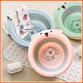 Mua Chậu rửa mặt gấp gọn cho bé nhựa cao cấp -Amina