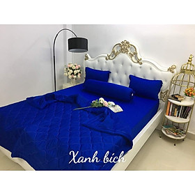 Bộ ga thun lạnh 4 món ga thun hàn quốc Kingroom chuyên drap thun lạnh đủ kích thước ga nệm 1m2, 1m6, 1m8 chưa gồm chăn