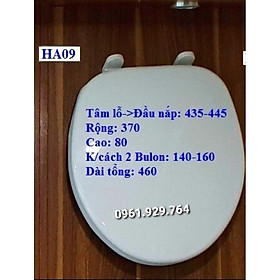 Mua NẮP BỒN CẦU RƠI ÊM KHÔNG GÂY TIẾNG ỒN HA09