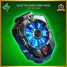Mua Quạt Tản Nhiệt Điện Thoại Kẹp Lưng Sò Lạnh WFUN X20 【Giảm Nhiệt Còn -1°C ◆ Quạt Tốc 6500RPM ◆ Trọng Lượng Nhẹ】 - Hàng Nhập Khẩu