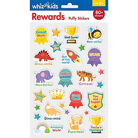 Whiz Kids Puffy Stickers - Rewards