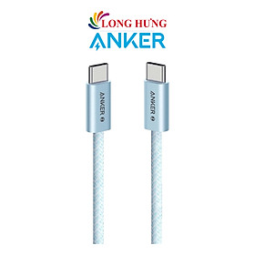 Cáp USB Type-C to Type-C Anker Zolo 1m/1.8m 240W A8060 - Hàng chính hãng