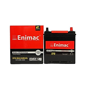 Bình Ắc Quy ENIMAC EFB M42/60B20L (12V-43AH) - Cọc L