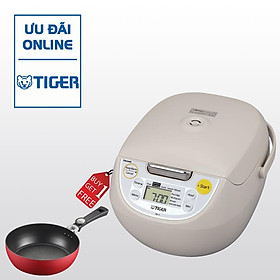 Mua MUA 1 TẶNG 1 Nồi cơm điện tử Tiger 4 trong 1 JBV-S18W (1.8L) NHẬN 1 CHẢO NHÔM POONGNYUN SERWP(IH)-28B - Hàng chính hãng
