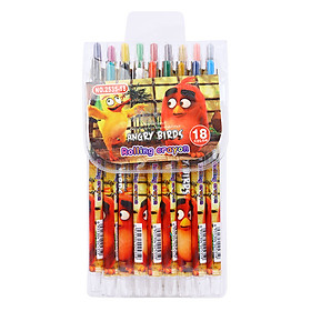 Sáp Vặn Dài 18 Màu 2535-18 Angry Bird 8/H