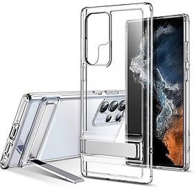 Ốp Lưng cho Samsung Galaxy S22 Ultra ESR Metal Kickstand Phone Case - Hàng Nhập Khẩu