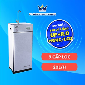 Máy Lọc Nước ROBOT LUX PRO 239W-UR Công Nghệ R.O + UF Vi Mạch LCD Đa Năng Công Suất 20Lit/ Giờ Tủ Đứng - Hàng Chính Hãng