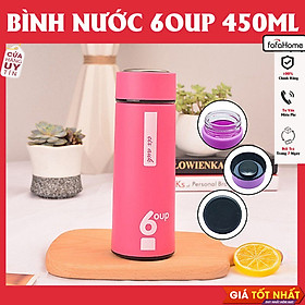 Bình Giữ Nhiệt 6 Oup Lõi Thuỷ Tinh Nắp Inox - Bình Nước Giữ Nhiệt 450ML - Giao Màu Ngẫu Nhiên