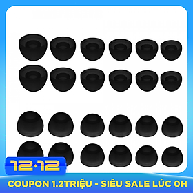 Đệm Tai Nghe Silicone S M L (4.5mm) (12 Cặp 24 Cái)
