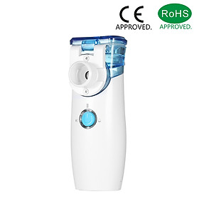 Carevas Medical Handheld Personal Steam Inhaler for Asthma COPD Steam Vaporizer USB Rechargeable Nebulizer with Mask CE