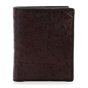 Ví nam da đà điểu da bụng kiểu đứng nhiều màu HJ92408-09-10-18-30-31