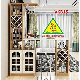 Mua Quầy bar mini kết hợp tủ rượu VKB15 ( không kèm ghế) - Nội thất lắp ráp Viendong Adv