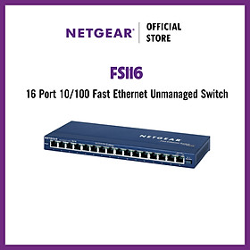 Bộ Chia Mạng 16 Cổng Switch Netgear FS116 Fast Ethernet Unmanaged 16 Port 10/100Mbps - Hàng Chính Hãng