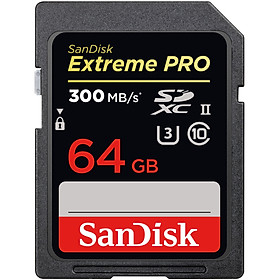 Mua Thẻ nhớ SDXC SanDisk Extreme Pro UHS-II U3 32GB / 64GB / 128GB 300MB/s - Hàng Nhập Khẩu