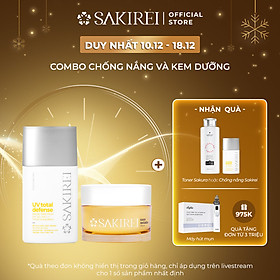 Combo Chống nắng Sakirei SPF 50+ PA++++ & Kem dưỡng phục hồi da Sakirei NMN Revitalize
