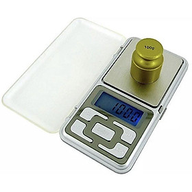 Cân tiểu li điện tử bỏ túi độ chính xác cao 200g/0.01g MH-200 + TẶNG 2 PIN Vỏ Hộp Xanh Đen