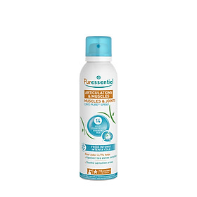 XỊT GIẢM ĐAU MÁT LẠNH CƠ & KHỚP PURESSENTIEL - MUSCLES & JOINTS CRYO PURE SPRAY 150ML