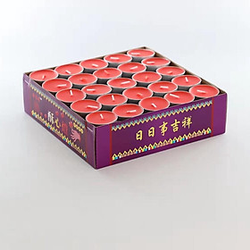 Mua Đèn cầy nến -cháy 4h 100 viên   8h 50 viên nhiều màu