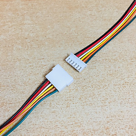 Mua Cặp dây nối đực cái JACK 6P dài 10cm đến 20cm dành để chế tạo