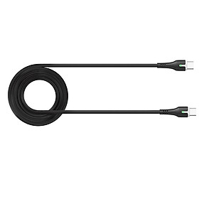 Mua Cáp sạc nhanh Hoco Type-C sang Type-C công suất 60W có đèn Led báo sạc - Hàng chính hãng